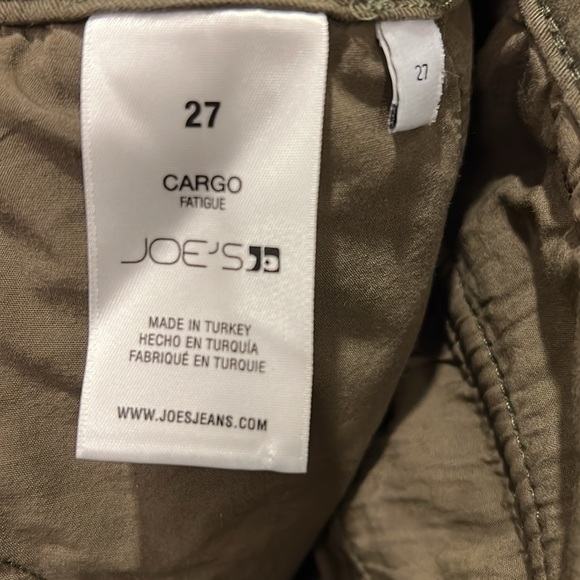 Joe’s jeans Precious High Rise Cargo Pants Fatigue size 27/4 - Picture 5 of 6